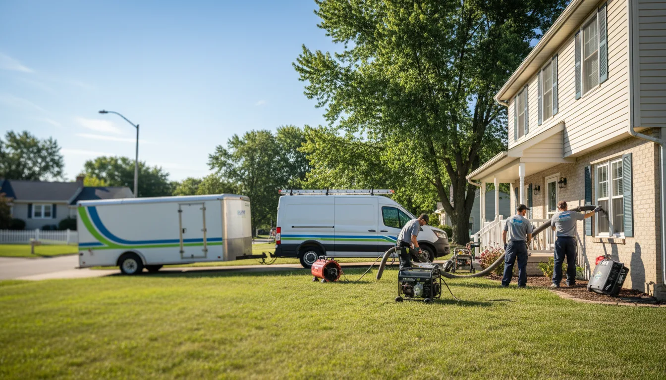 Flooded Basement Restoration And Cleanup With Repair in Webster, ND near me